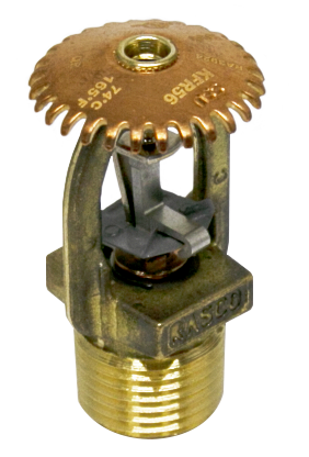 Fire Sprinkler Head, RASCO/Reliable Model G Recessed, R1011 R1013 R1015  R1016, Pendent, Standard Response, 1/
