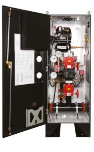 Photo of cabinet open