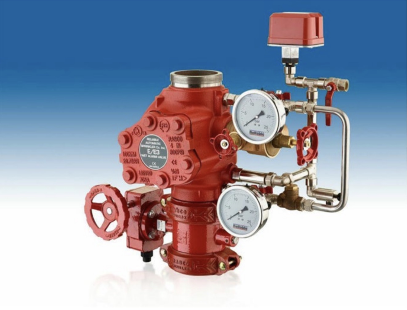 E/E3 Alarm Check Valve with E2 Euro Stainless Steel Trim Reliable