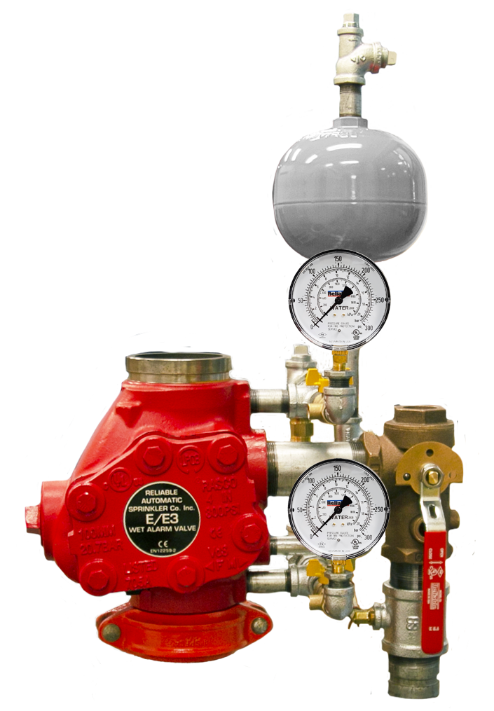 E/E3 Alarm Check Valve with E4 Trim (International) Reliable Sprinkler