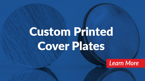 graphic link to custom printed cover plate web page