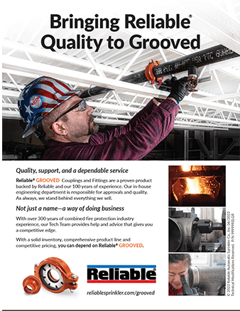 Image of Reliable's Grooved Solution Sheet