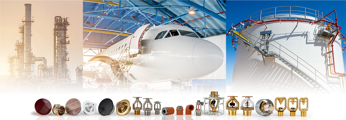 images of Industrial, airport hangar, hazard applications