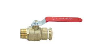 Image for Model REL-DV1 1” Full Port Drain Valve with MNPT x FNPT Outlets and Pre-installed Plug
