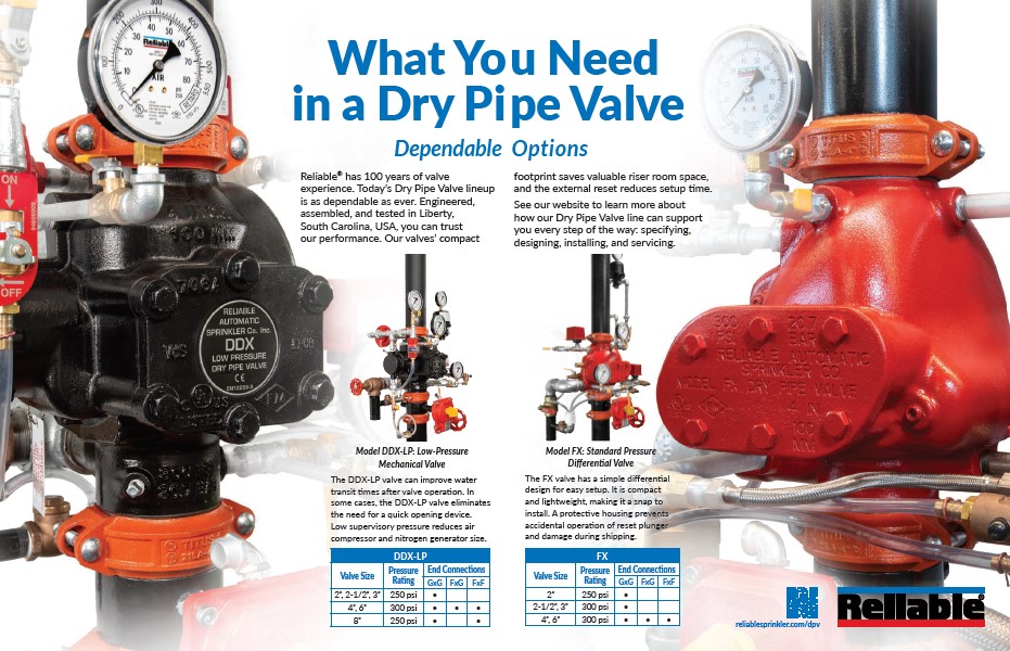 Dry System Valves  Reliable Sprinkler